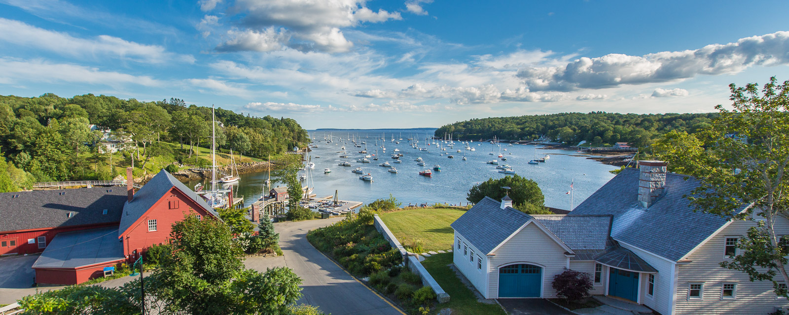 View of Rockport Harbor Union Hall, Rockport Maine